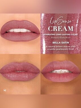 LipSense Creamy Lipstick Bella Satin - Pink-Mauve Brown